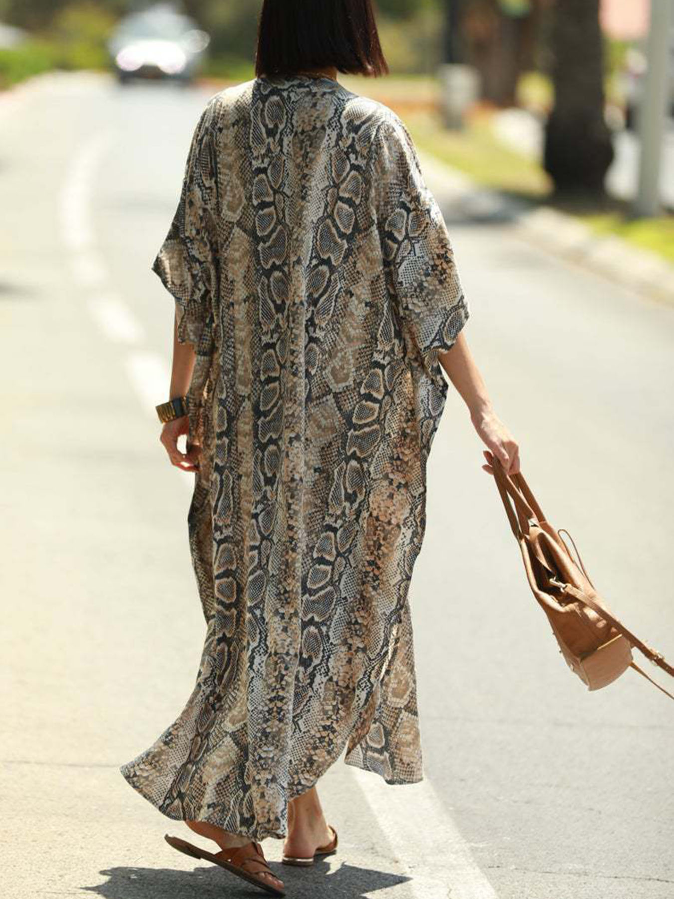 Pareo de Playa con Estampado B - Cover Up Kaftan reseña y precio