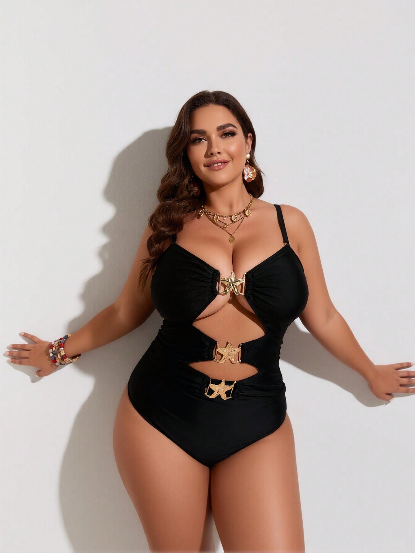 Traje de Baño de Una Pieza par - Swimsuit Bikini Ruched reseña y precio