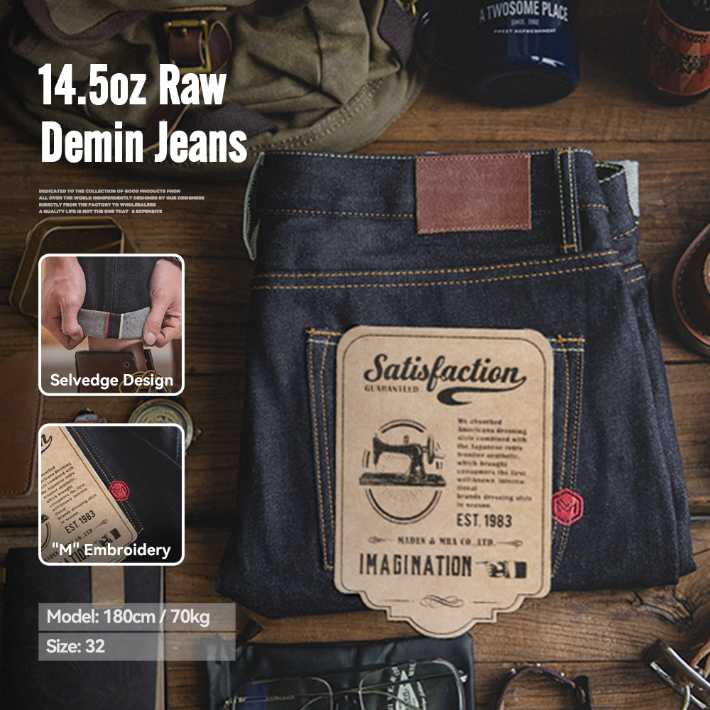 Maden Retro 14,5 oz Selvedge R - Levis Jeans 501 reseña y precio