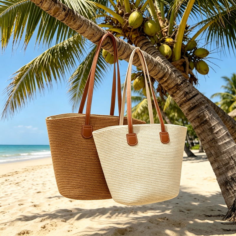 CLAREGQI Bolso Tote de Paja de - Tote Bag Beach reseña y precio