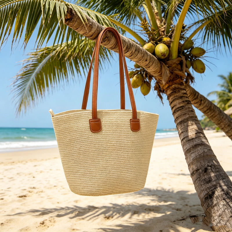 CLAREGQI Bolso Tote de Paja de - Tote Bag Beach reseña y precio