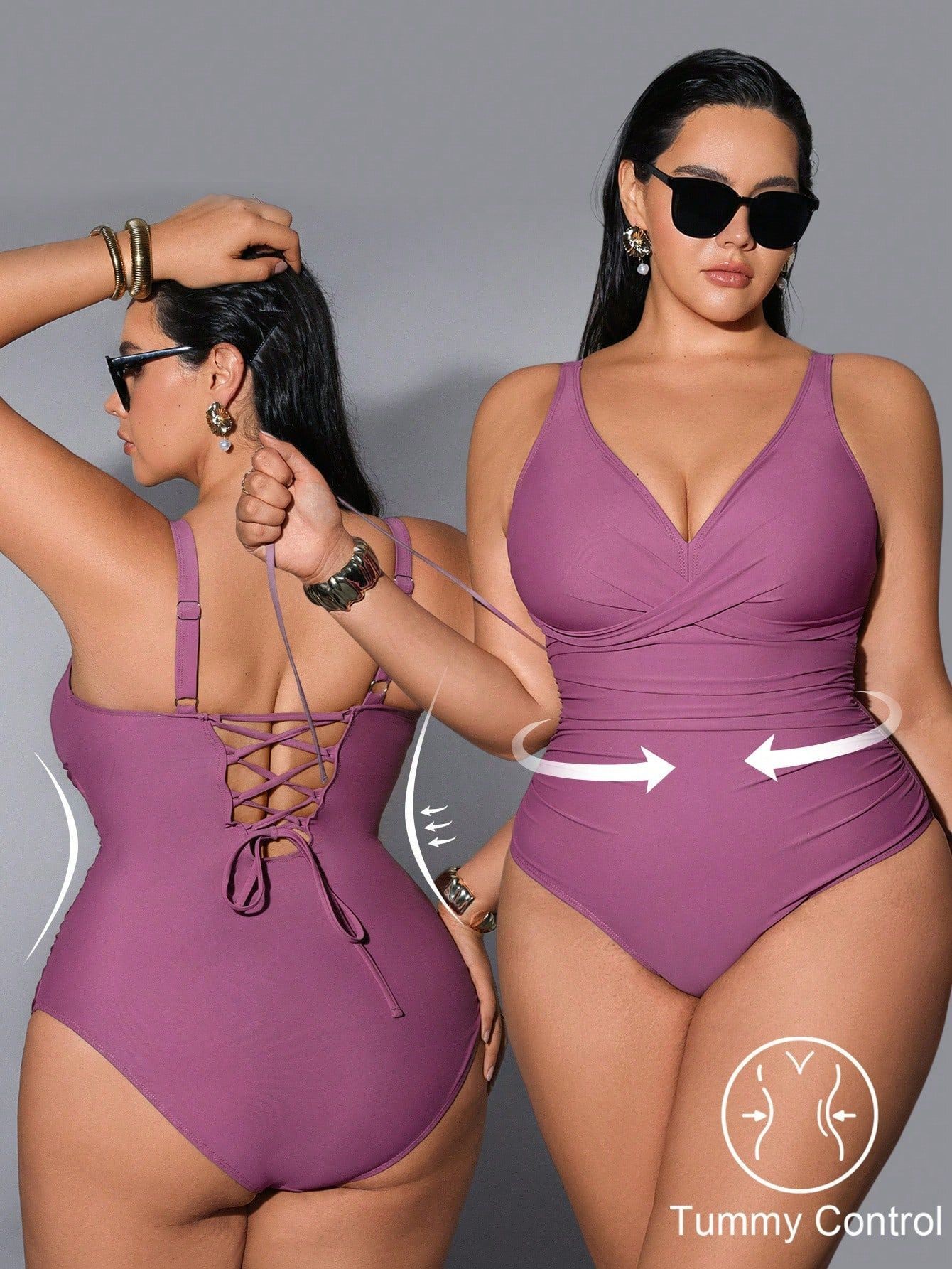 Traje de Baño 2026 para Mujer, - Swimsuit Bikini Ruched reseña y precio