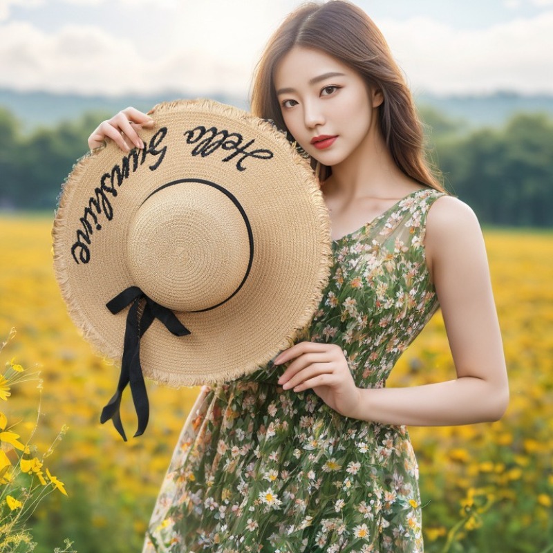 1 sombrero de playa flexible d - Hat Floppy Wide reseña y precio