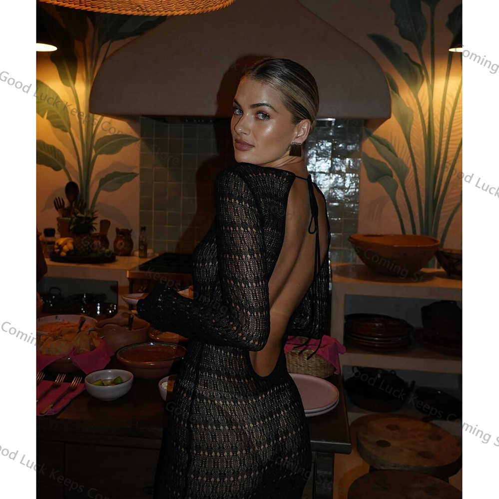 2025 vestido de punto sin espa - Cover Up Kaftan reseña y precio
