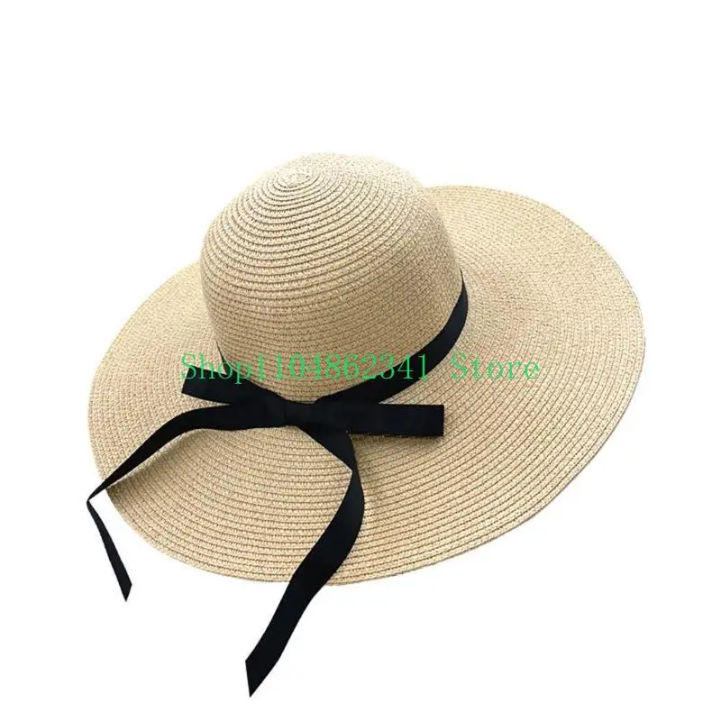 652F Elegante sombrero de paja - Hat Floppy Wide reseña y precio